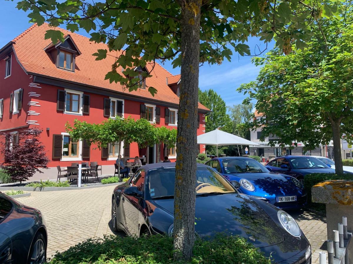 Logis Hotel Restaurant Au Lion Rouge Bartenheim Zewnętrze zdjęcie