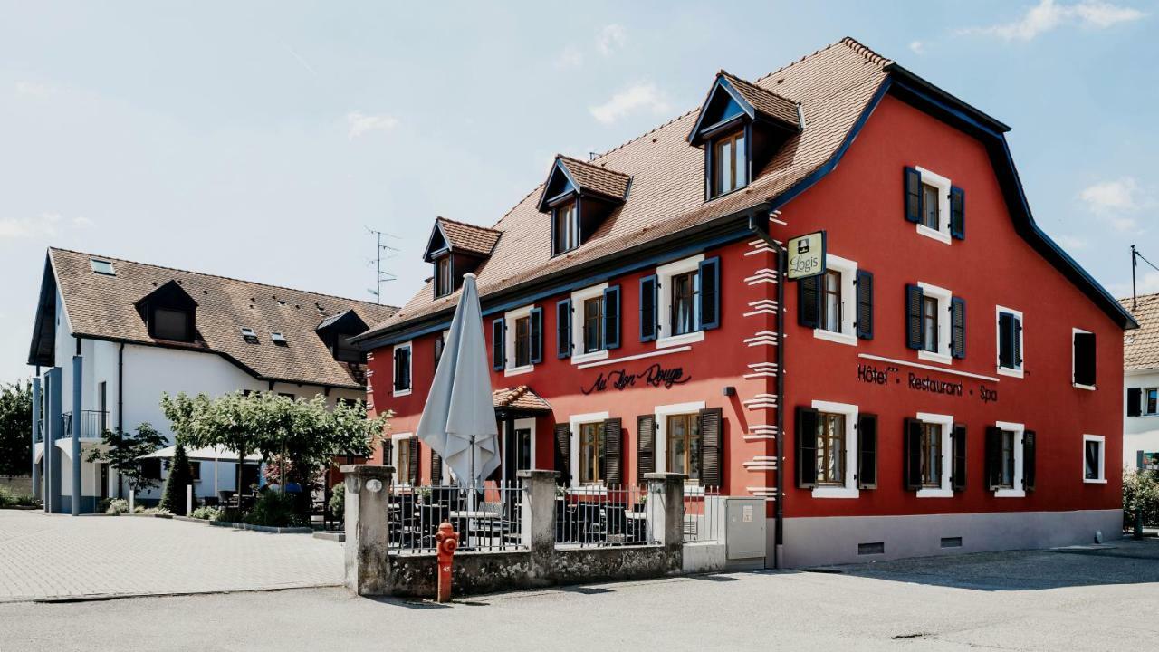 Logis Hotel Restaurant Au Lion Rouge Bartenheim Zewnętrze zdjęcie