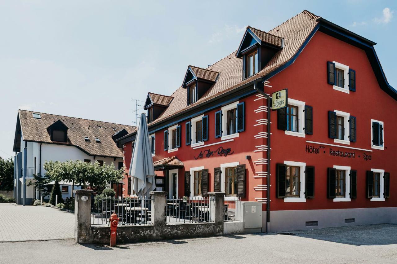 Logis Hotel Restaurant Au Lion Rouge Bartenheim Zewnętrze zdjęcie